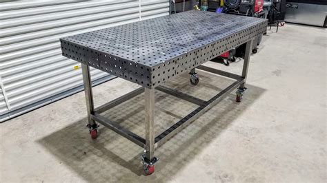 Welding Table - 40" x 80" Fully Fabricated Weld Tables - Texas Metal Works