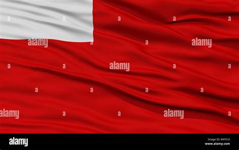 Closeup Abu Dhabi City Flag, United Arab Emirates Stock Photo - Alamy