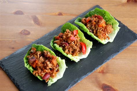 Mince in Baby Gem Lettuce Tacos - Nics Nutrition