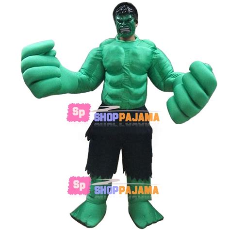 Super Hero Hulk Mascot Costume