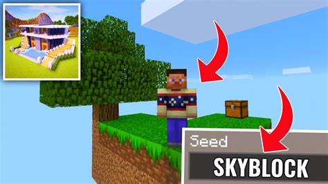 BEST SKYBLOCK SEED in CRAFT WORLD MASTER BLOCK GAME 3D!!?!?! - YouTube