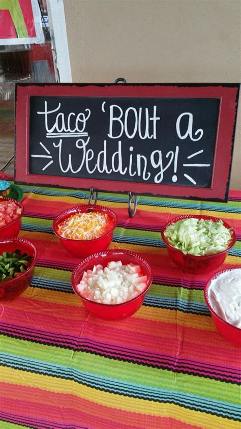 Fiesta Sign from our couple wedding shower for couple Wedding Buffet Food, Wedding Food, Wedding ...