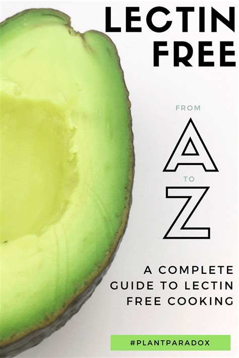 Lectin-Free Guide: A Complete Guide to Lectin-Free Foods