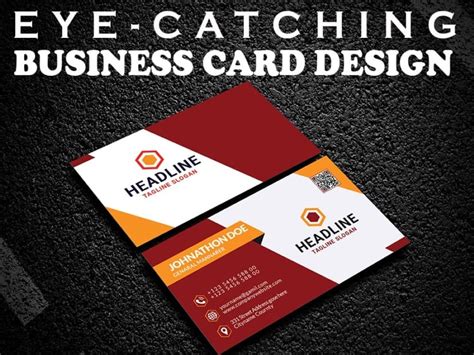 Eye-catching Business card /Professional Visiting Card Design | Upwork