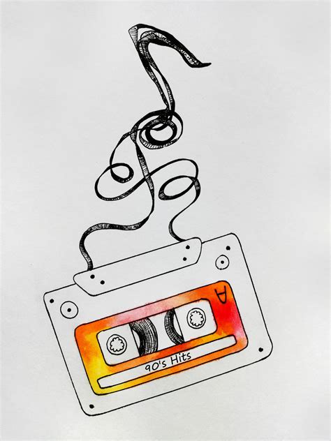 Audio Cassette, Music, Sketch Free Stock Photo - Public Domain Pictures