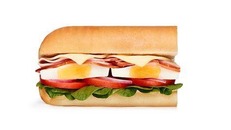 Calories in Subway Ham, Egg and Cheese Breakfast calcount