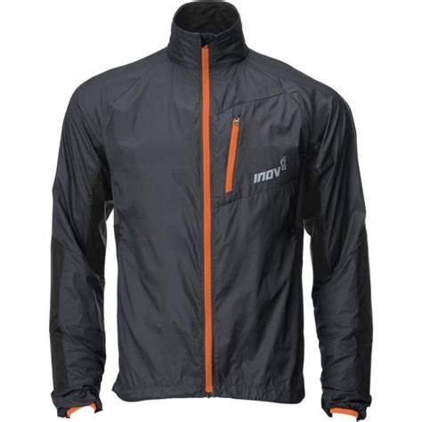 Race Elite 105 Windshell Running Jacket Black/Orange Mens - Clothing from Northern Runner UK