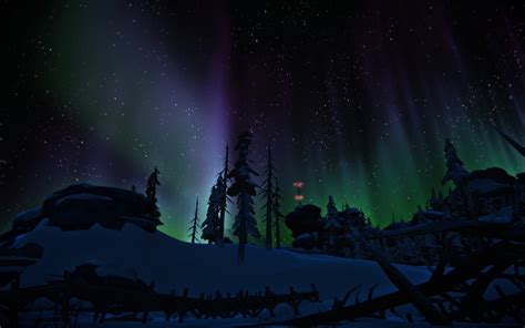 Aurora at Bleak Inlet : thelongdark