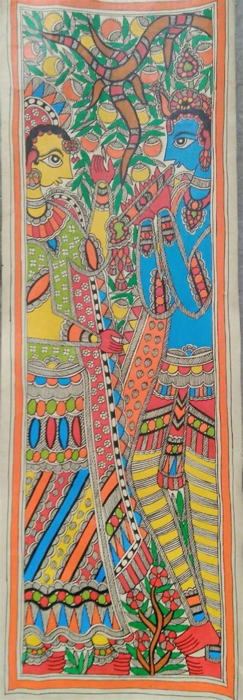 Mithila painting | Etsy