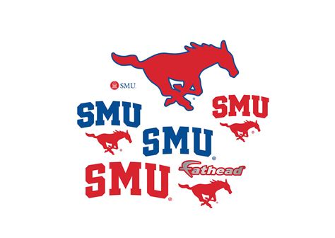 SMU Mustangs - Team Logo Assortment Wall Decal | Shop Fathead® for SMU ...