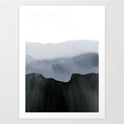 mountain horizon 2 Art Print by Iris Lehnhardt | Society6