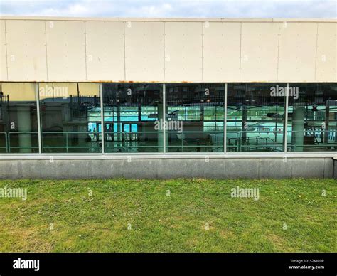 A section of the Dieppe aquatic centre and spa with the swimming pool visible through the ...