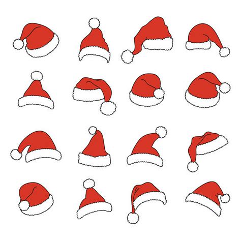 Santa Hat Silhouette at GetDrawings | Free download