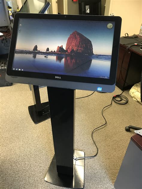 23" Dell AIO Touchscreen on Navigator Stand - Calgary Tech Rent