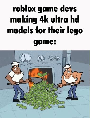 Roblox Game Devs Making 4k Ultra Hd Models For Their Lego Game Developer GIF - Roblox game devs ...