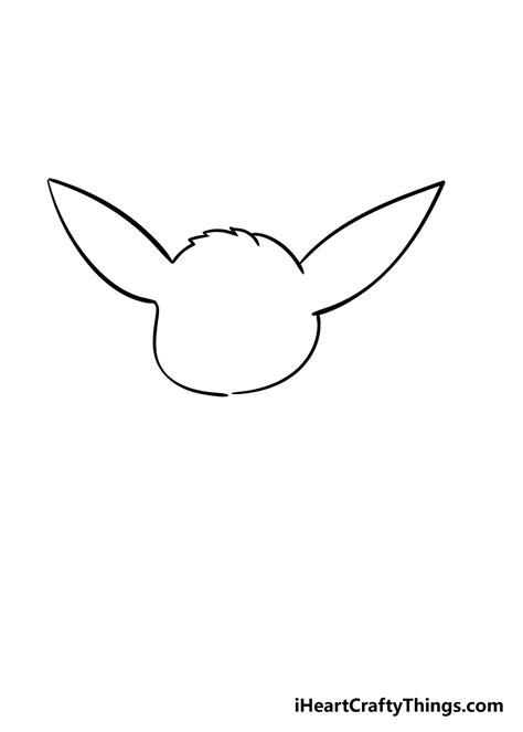 Eevee Drawing - How To Draw Eevee Step By Step