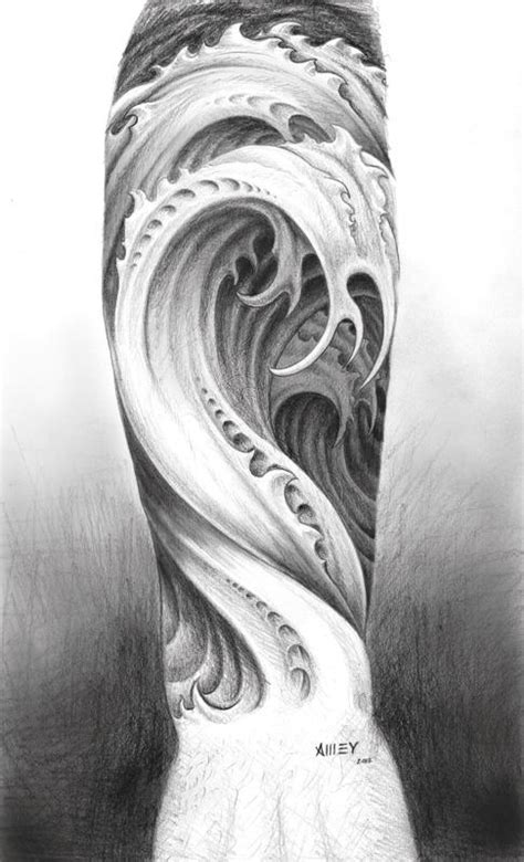 Water tattoo design by M-Amey on DeviantArt