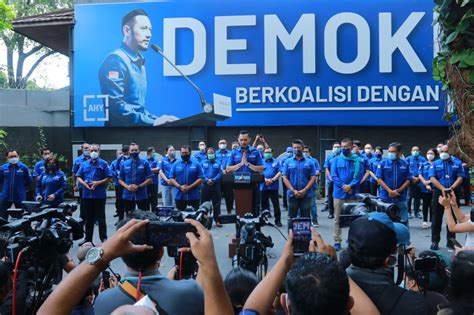 Pernyataan Pers Ketua Umum Partai Demokrat Agus Harimurti Yudhoyono ...