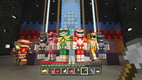 NickALive!: Minecraft Releases Power Rangers Skin Pack