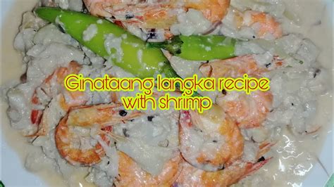 Ginataang langka recipe with shrimp - YouTube