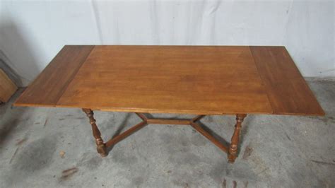 Ethan Allen Trestle Table Cherry Farmhouse - Etsy