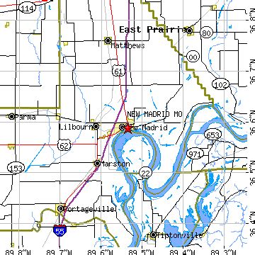 New Madrid, Missouri (MO) ~ population data, races, housing & economy