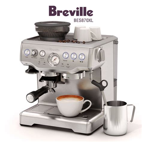 Breville Barista Express BES870XL 3D | CGTrader