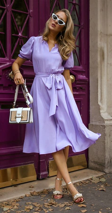 Lilac Color Dress