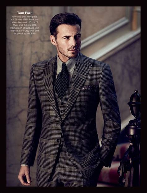 Tom Ford checkered suit. | Mens fashion suits, Well dressed men, Suit fashion