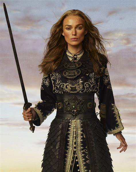 Keira Knightley as Elizabeth Swann - The Pirates of the Caribbean - Hot Celebrities Wallpaper