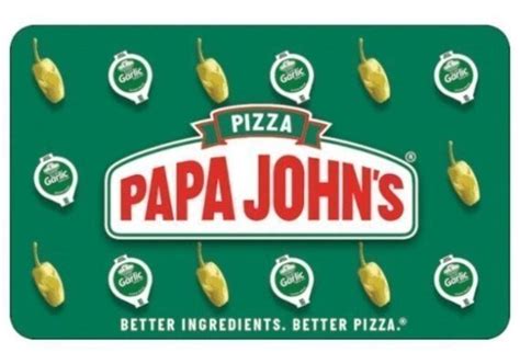 Buy Papa Johns Gift Card CD Key Compare Prices - NiftByte