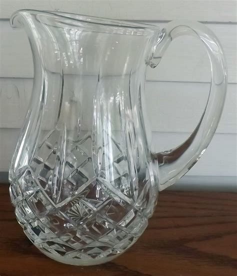 Waterford Lismore Crystal Pitcher by VanJewelers on Etsy