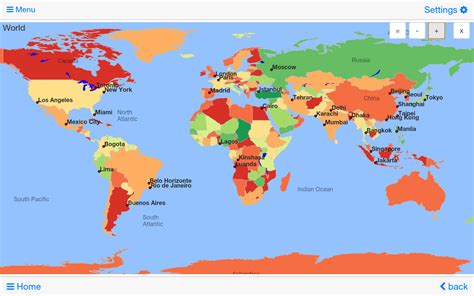 Zoomable World Map With Countries Zip Code Map - vrogue.co