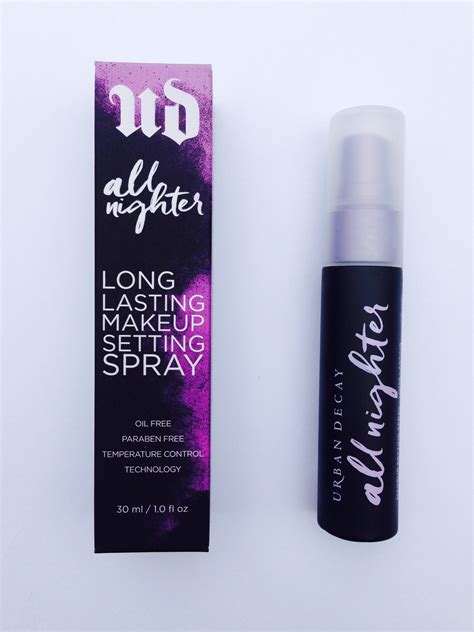 Urban Decay All Nighter Setting Spray review | Opposable Thumbs