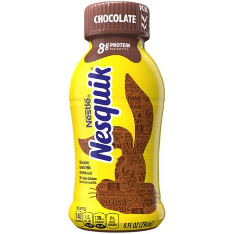 Flavored Milk, Powders and Syrups | Nesquik chocolate milk, Nesquik ...