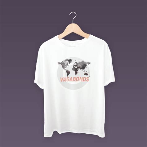 Map Logo T-shirt – Vagabonds – Travel Storytelling