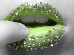 Diamond Lips | Green_touched_Diamond_Lips_by_acoac Lip Makeup, Makeup Tips, Pretty Lip Color ...