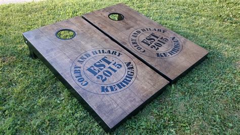 Custom Cornhole Boards Hand-Painted