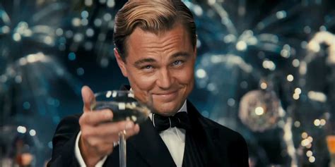 Great Gatsby Reaction / Leonardo DiCaprio Toast | Know Your Meme