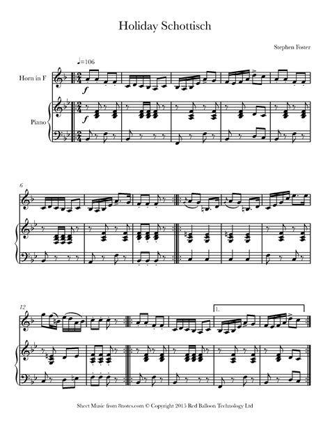 Free French Horn Sheet Music Lessons Resources 8notes - Printable Music