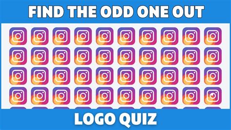 Can You Find The Odd One Out? | Logo Quiz - YouTube