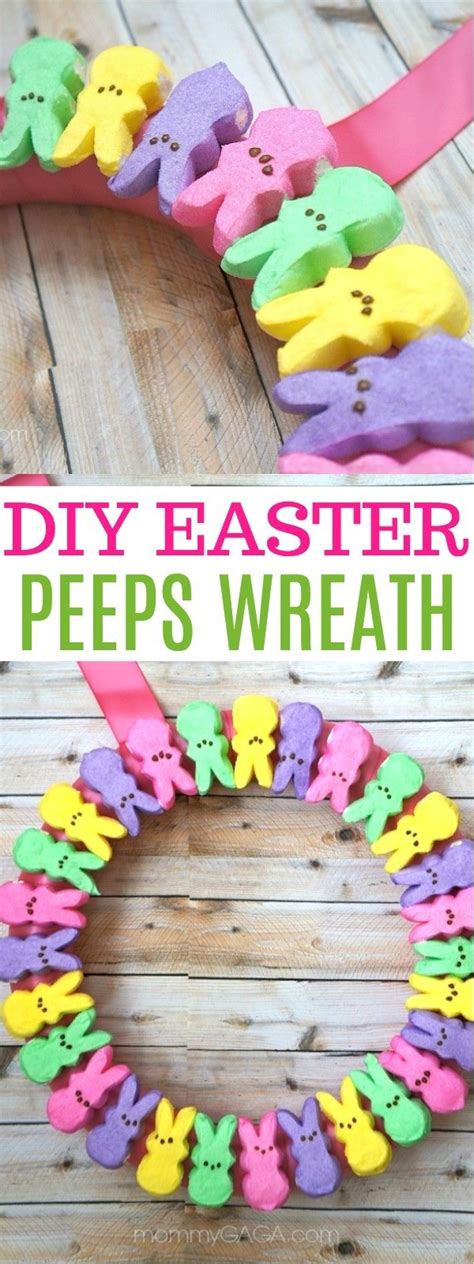 This DIY Easter PEEPS Wreath Is The Cutest Spring Wreath I've Seen!