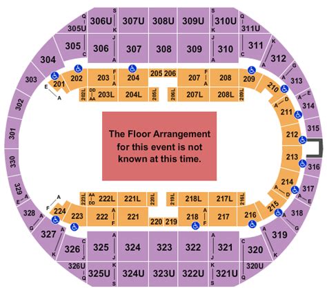 Von Braun Center Arena Seating Chart | Von Braun Center Arena Event ...