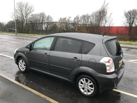 TOYOTA COROLLA VERSO 7 SEATER, 2008, 1.8 PETROL, FSH, GREY,(BLACKBURN ...