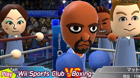 Wii Sports Club Boxing (Wii U, #002) Player Matt (Road to Pro Boxers ) - YouTube