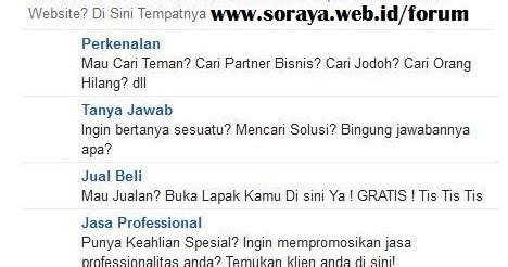 Buka Lapak Jual Beli di Forum Group SorayaBlog