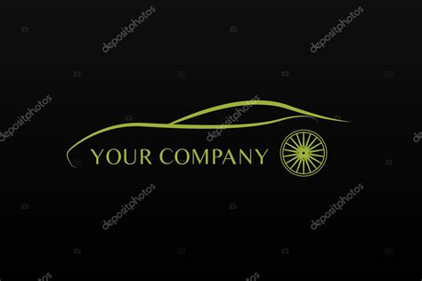 Green car logo — Stock Vector © baser #23066108