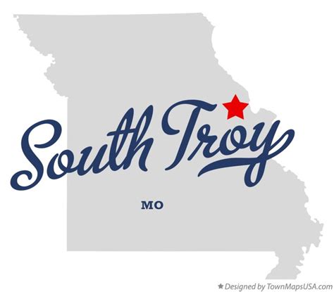 Map of South Troy, MO, Missouri