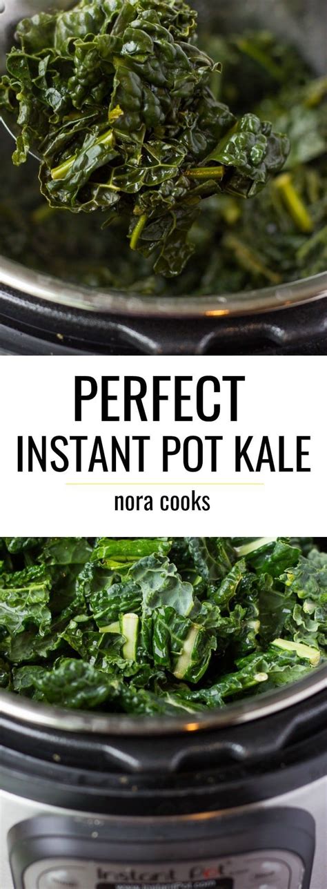 How to cook PERFECT kale in just 3 minutes! Instant Pot recipe. # ...