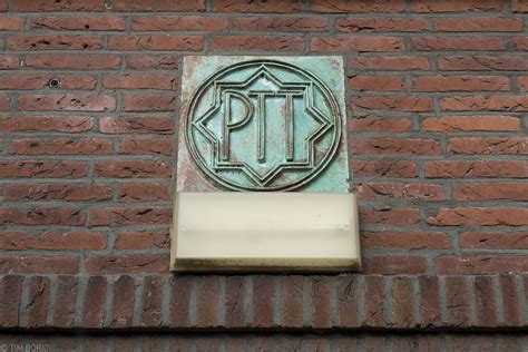 Het eerste PTT-logo | PTT-logo uit de periode 1935-1950 op e… | Flickr